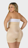 Extra short shorts, extra high waist, with abdominal reinforcement SXA0216 by Fajas M&D®