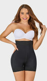 Extra short shorts, extra high waist, with abdominal reinforcement SXA0216 by Fajas M&D®