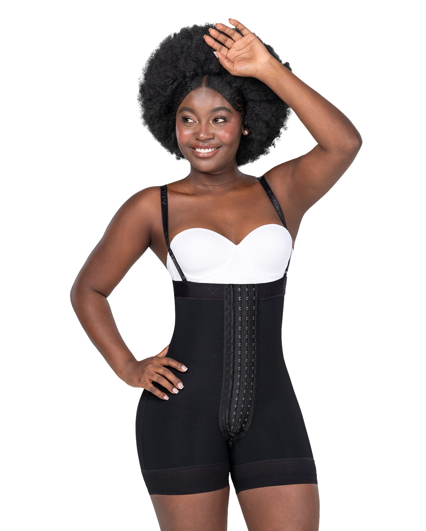 Faja corta strapless realce invisible Fajas MyD F-30466