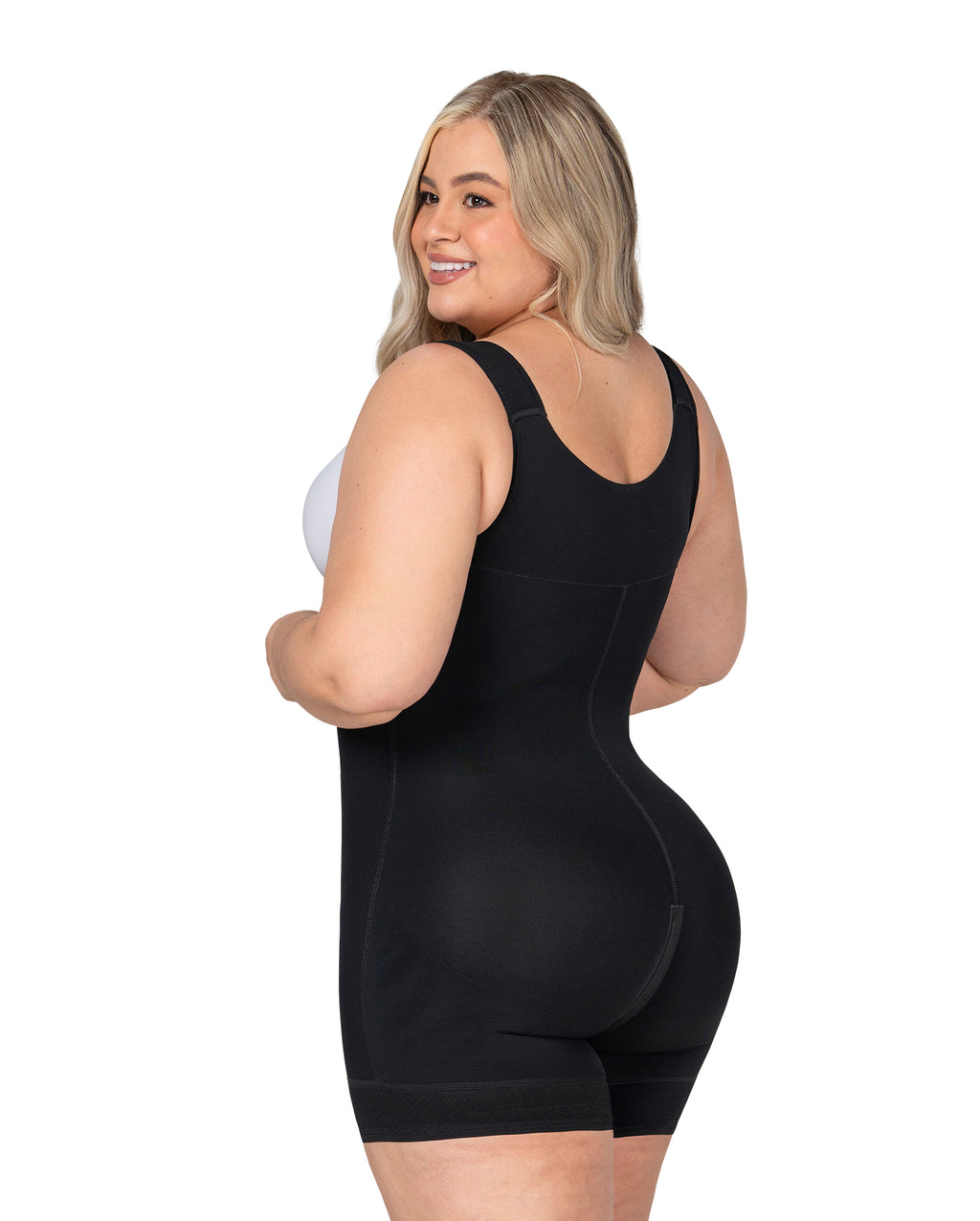 Faja corta realce invisible con tirantes Fajas MyD F-30469