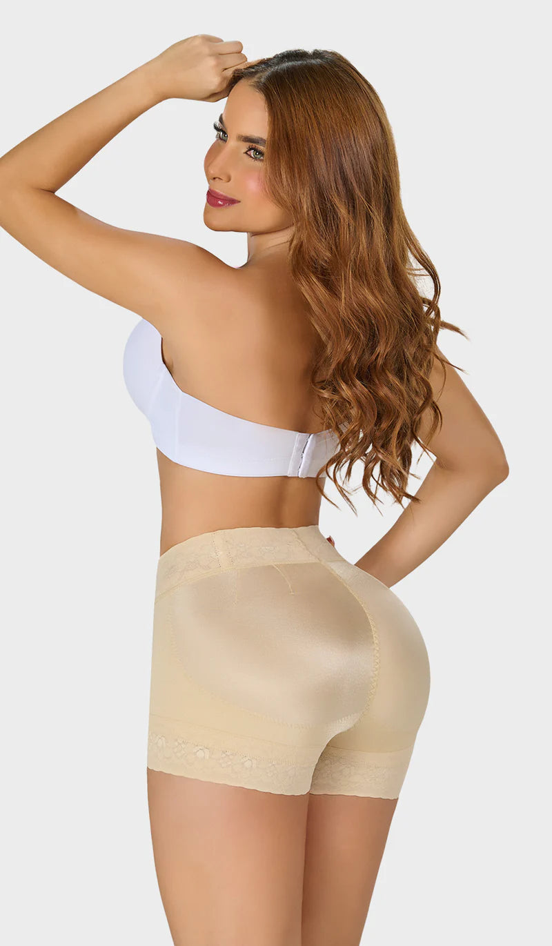 Short extracorto con talle bajo, S0211 de Fajas M&D®