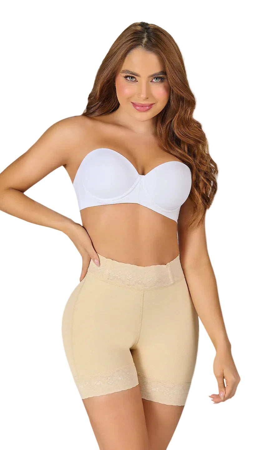 Short corto, talle alto, STA0322 de Fajas M&D®