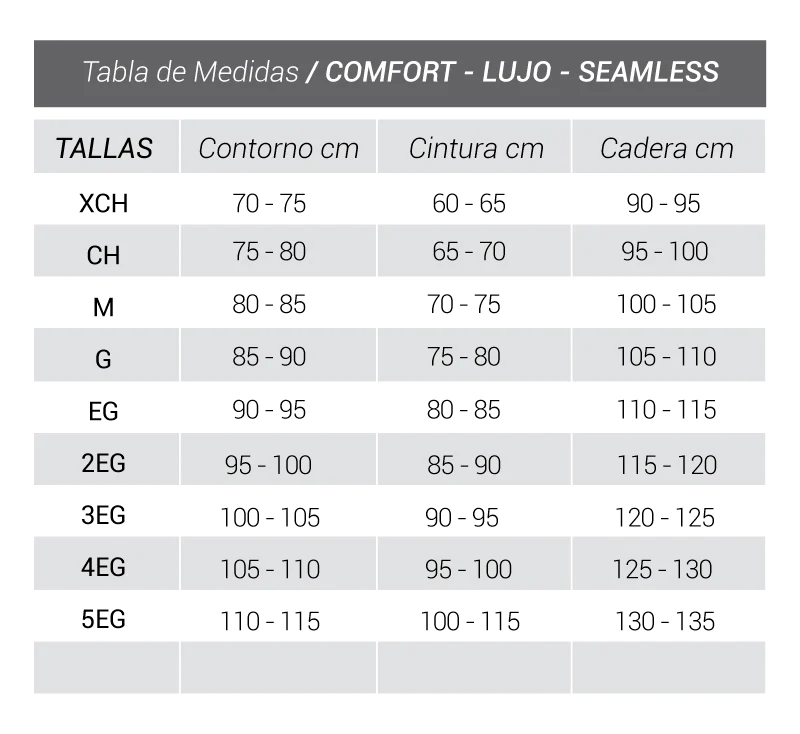 Short levanta glúteos largo con control abdomen – Ann Chery 5155