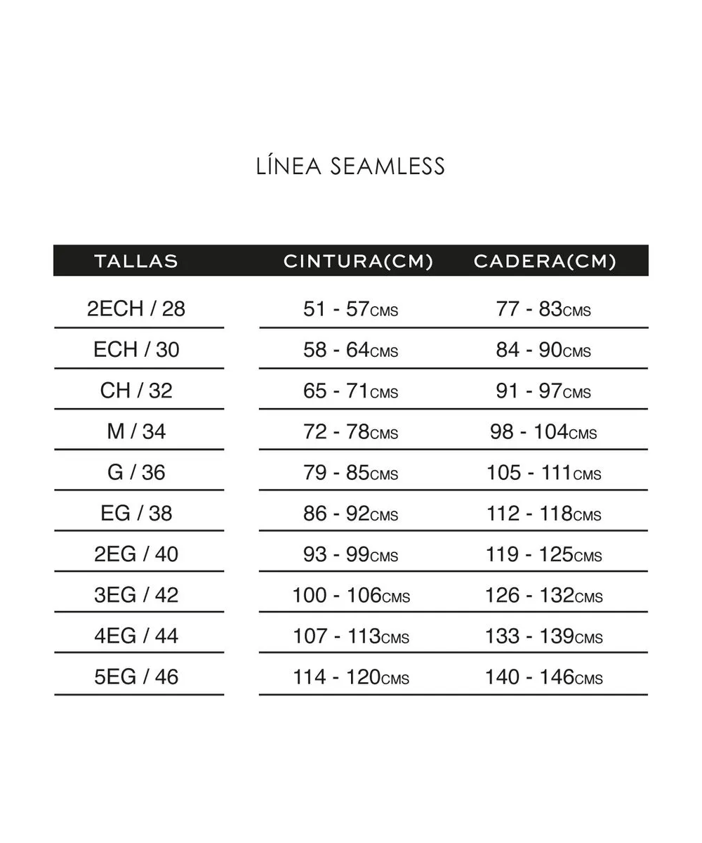 Faja tipo panty invisible sin costuras con control abdomen – Ann Chery 1597