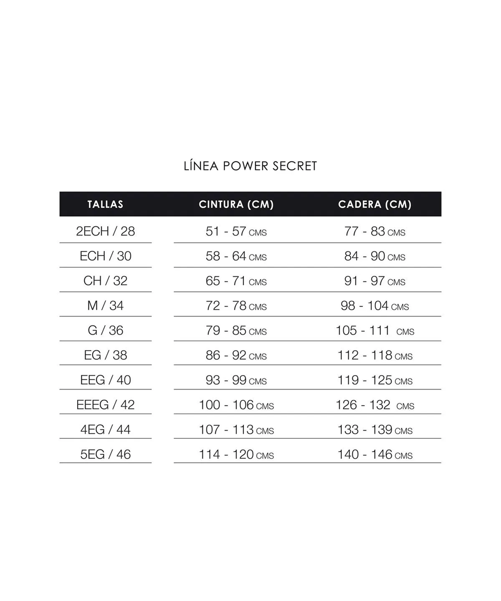 Faja Short con Cinturilla Realce Invisible Power Secret Mujer 1107 de Ann Chery®